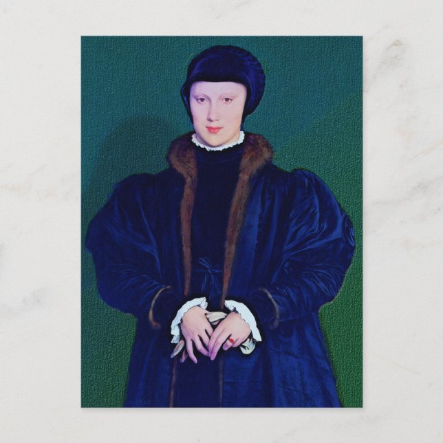 Christina of Denmark Ink Sketch Postcard (Front)