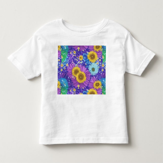 Christina's Floral Design Toddler T-Shirt (Front)