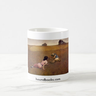 Christina's World With Wimsey the Bloodhound Coffee Mug