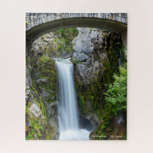 Christine Falls, Mt. Rainier, Washington Jigsaw Puzzle