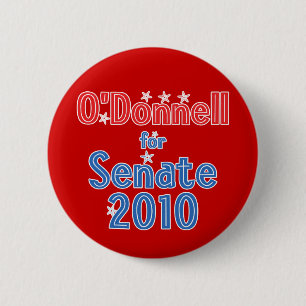 Christine O'Donnell for Senate 2010 Star Design 6 Cm Round Badge