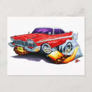 Christine Plymouth Fury Postcard