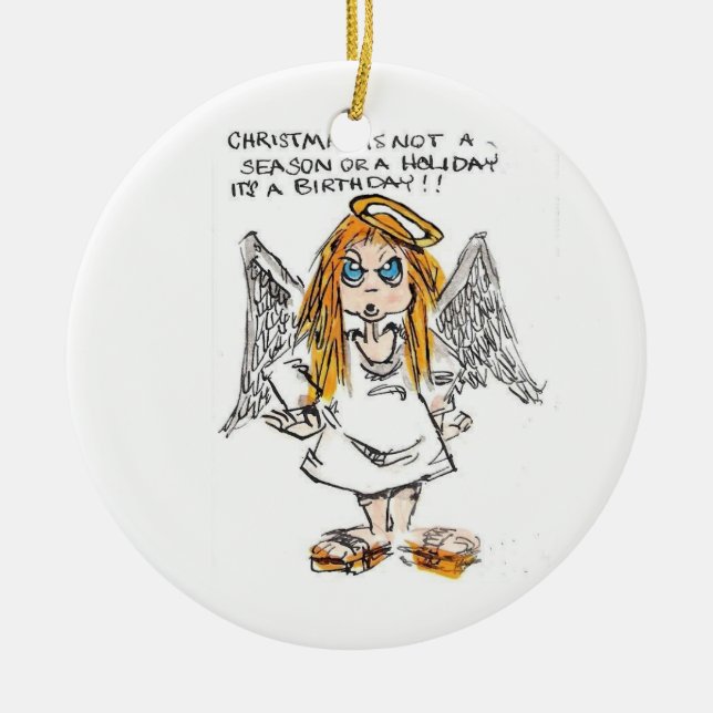 Christma Ceramic Tree Decoration (Front)