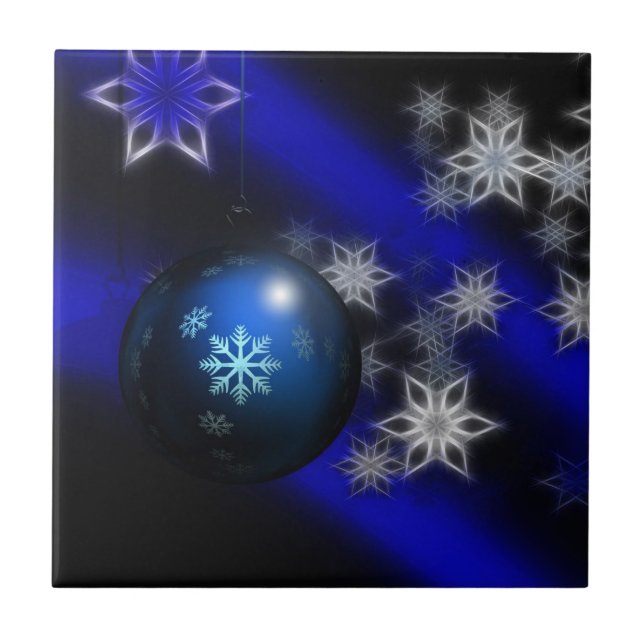 Christmas015 Ceramic Tile (Front)