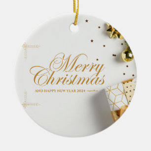 Christmas 16 ceramic ornament