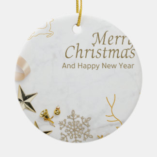 Christmas 17 ceramic ornament