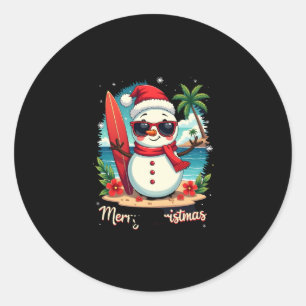 christmas (1) classic round sticker