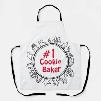 Christmas #1 Cookie Baker Apron