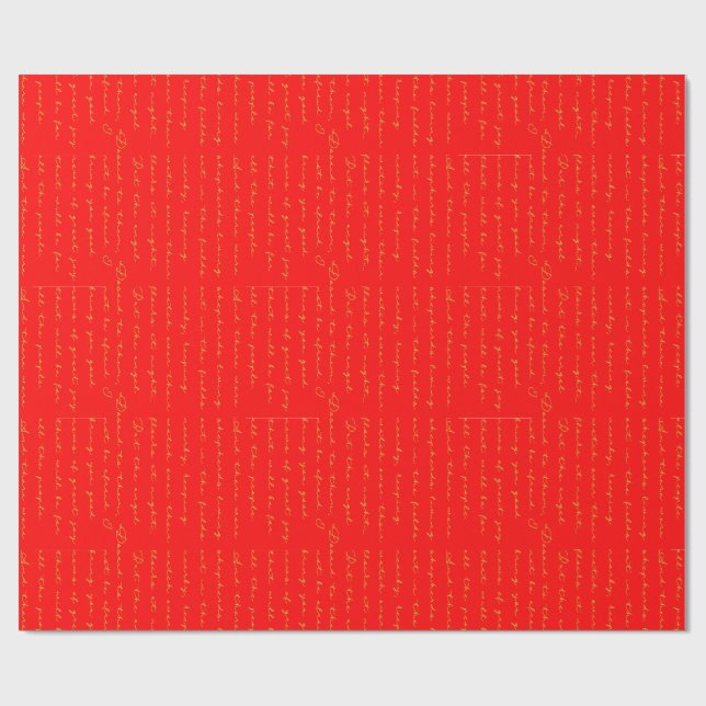 Christmas 1 wrapping paper (Flat)