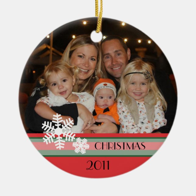 Christmas 2011 ceramic ornament (Front)