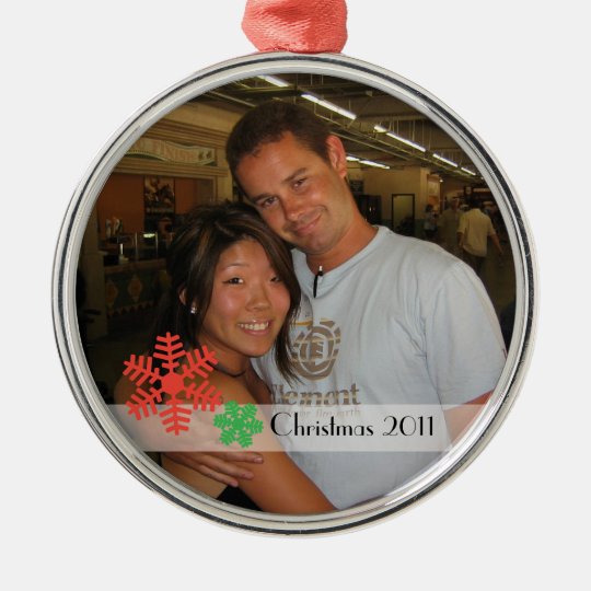 Christmas 2011 metal ornament