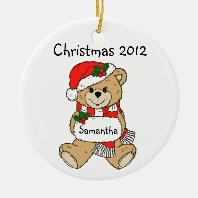 Christmas 2012 Ornament with Your Child's Name (Front)