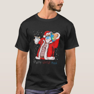 Christmas 2020 Santa Dabbing Maskk Costume merry c T-Shirt