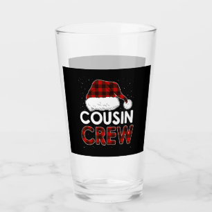 Christmas 2021 Cousin Crew Glass