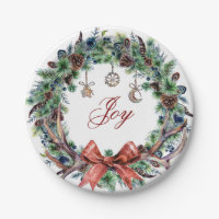 Christmas 2021 Joy Wreath Plate