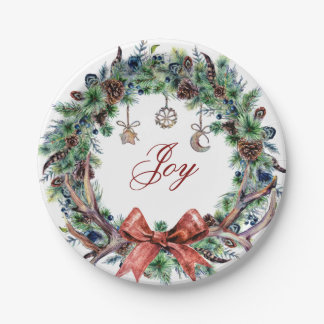 Christmas 2021 Joy Wreath Plate