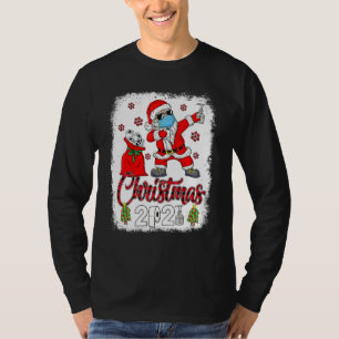 Christmas 2021 Santa Dabbing Face Mask Toilet Pape T-Shirt