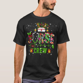 Christmas 2022 Nurse Crew Squad Xmas Nursing Paja T-Shirt
