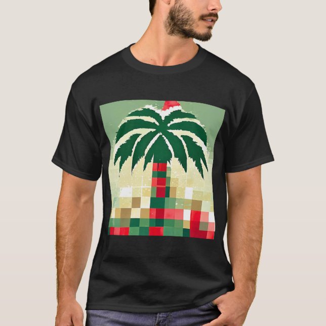 Christmas 2022 T-Shirt with Palm tree  (Front)