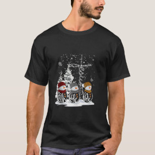 Christmas 2023 Faith Hope Love Snowman Christian C T-Shirt