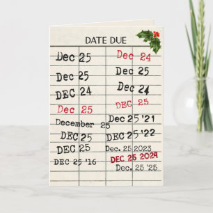 Christmas 2024 Library Card