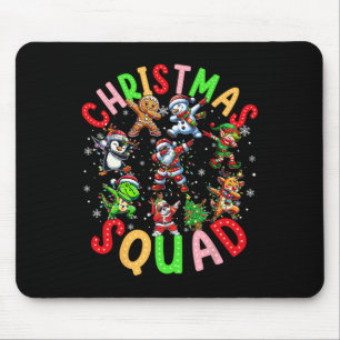 Christmas 2024 Team Santa Elf Squad Xmas Matching  Mouse Pad