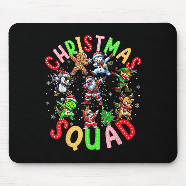 Christmas 2024 Team Santa Elf Squad Xmas Matching  Mouse Pad (Front)