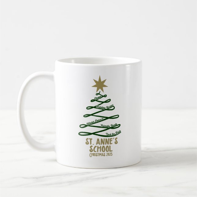 Christmas 2025 coffee mug (Left)