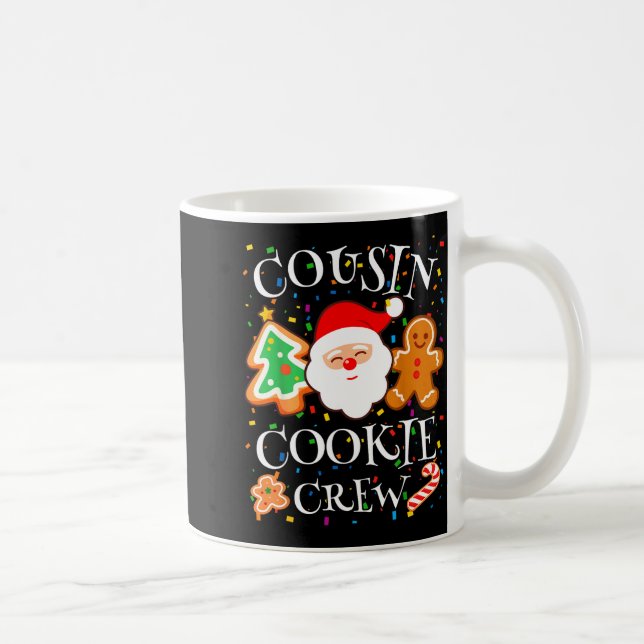 Christmas 2025 Cousin Cookie Baking Crew Squad Fam Coffee Mug (Right)