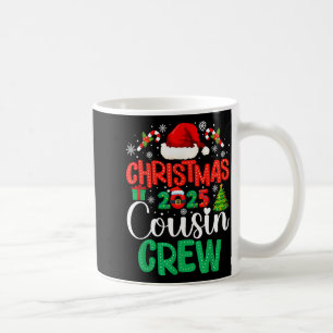 Christmas 2025 Cousin Crew Xmas Funny Matching Fam Coffee Mug