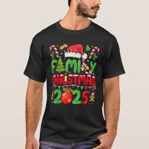 Christmas 2025 Family Matching Pajamas Team Santa T-Shirt