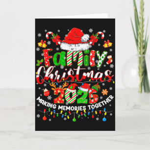 Christmas 2025 Pajamas Pjs Family Matching Outfit  Card