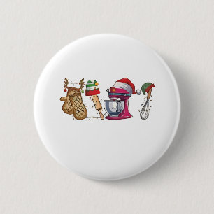 christmas 2026, 6 cm round badge
