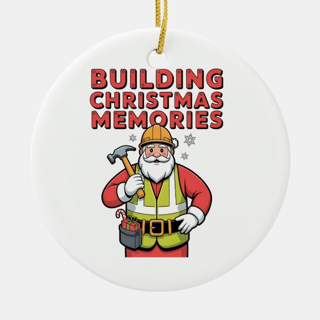christmas 2026,  ceramic ornament (Front)