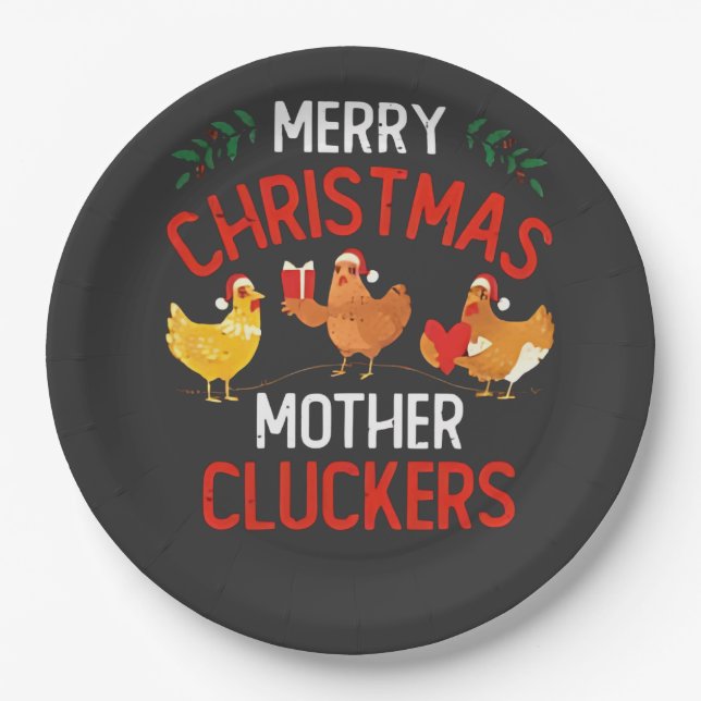 christmas 2026,  paper plate (Front)