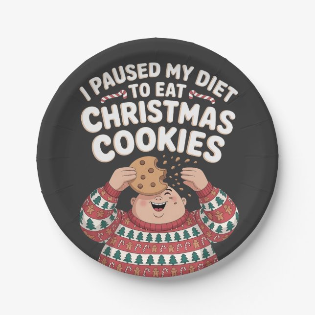 christmas 2026,  paper plate (Front)