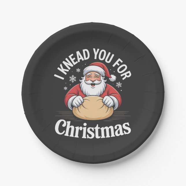 christmas 2026,  paper plate (Front)