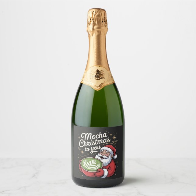 christmas 2026,  sparkling wine label (Front)