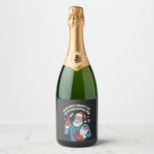 christmas 2026, sparkling wine label