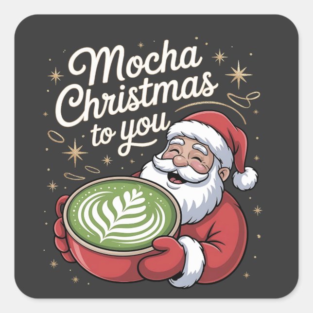 christmas 2026,  square sticker (Front)