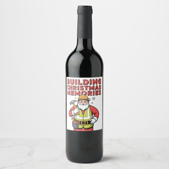christmas 2026,  wine label (Front)