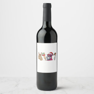 christmas 2026, wine label