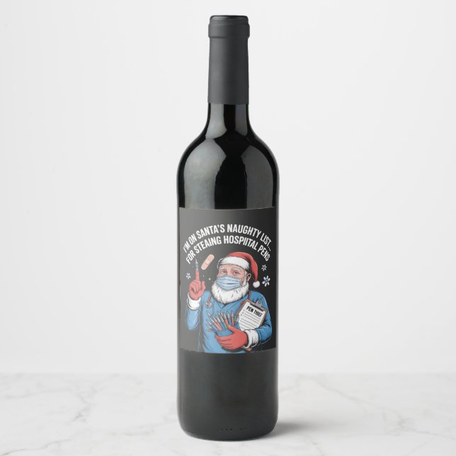 christmas 2026,  wine label (Front)