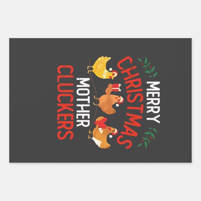 christmas 2026,  wrapping paper sheet (Front)