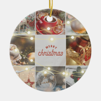 Christmas 22 ceramic ornament