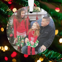 Christmas 2 Photo Kids & Family Gift Clear - Tree