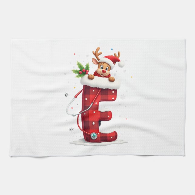 Christmas (2) tea towel (Horizontal)