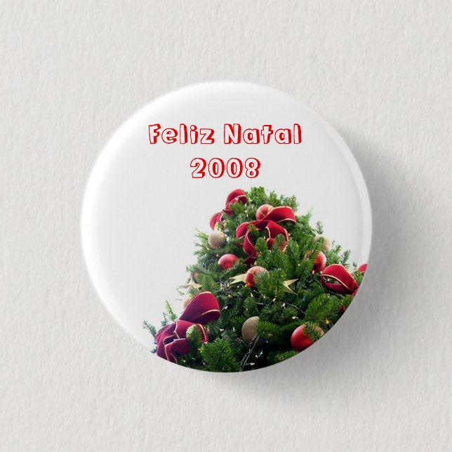 Christmas 3 Cm Round Badge (Front)