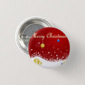 Christmas 3 Cm Round Badge (Front & Back)