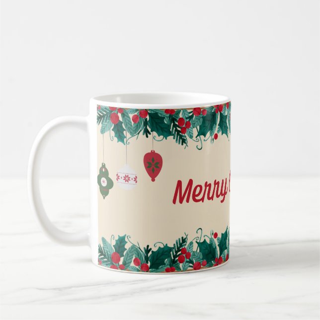 Christmas 3 coffee mug (Left)